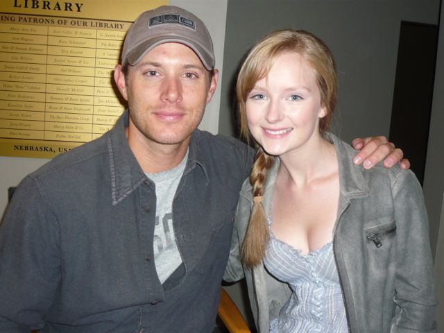 Jensen Ackles director Emma Grabindky as young Amy in SuperNatural 