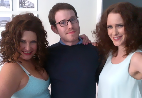 On set with Director of BASICALLY Ari Aster and Rachel Brosnahan (Beautiful Creatures) playing my daughter:)