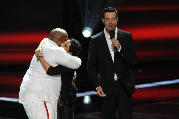 Still of Carson Daly, CeeLo Green and Vicci Martinez in The Voice (2011)