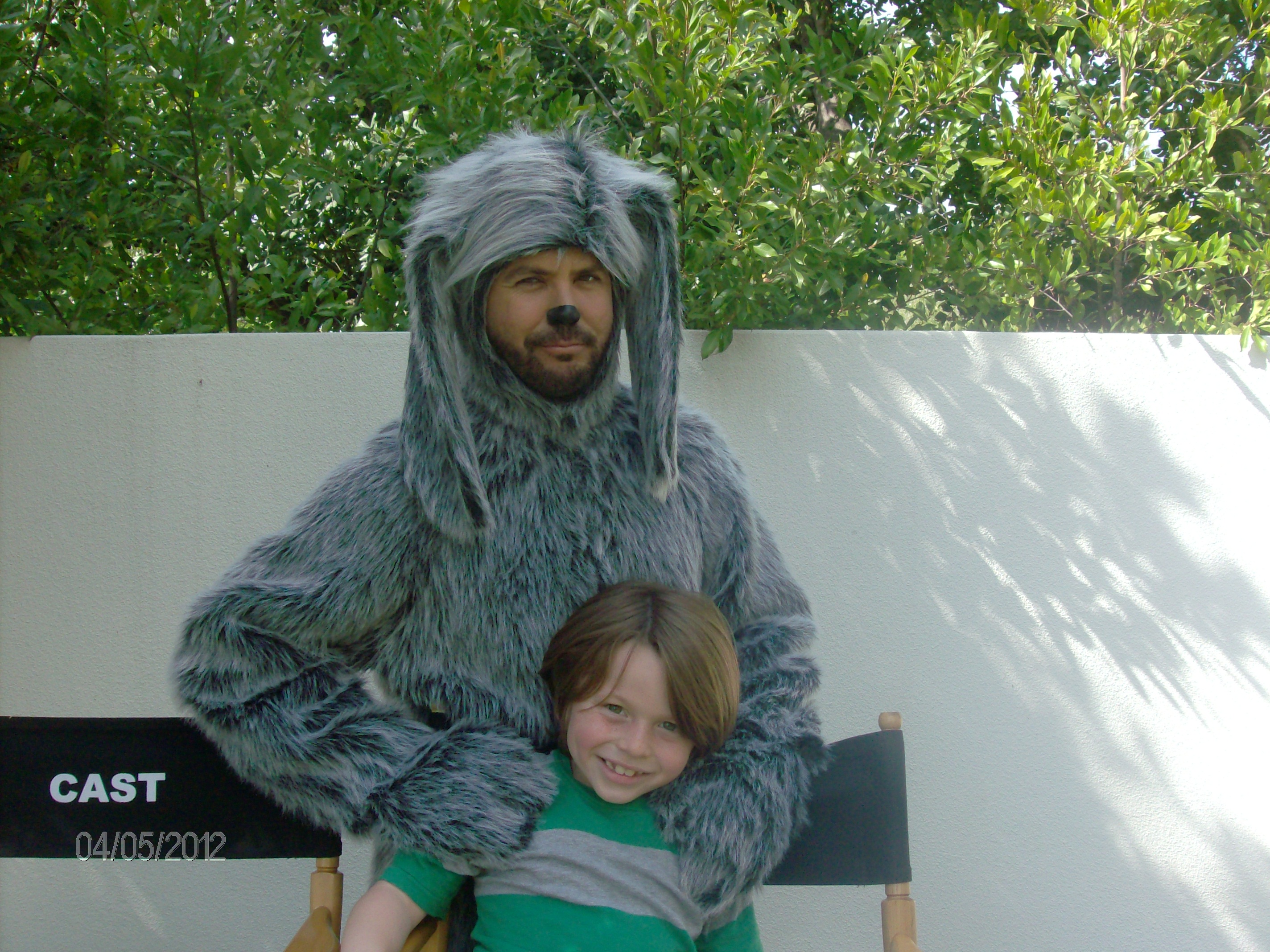 On set of Wilfred