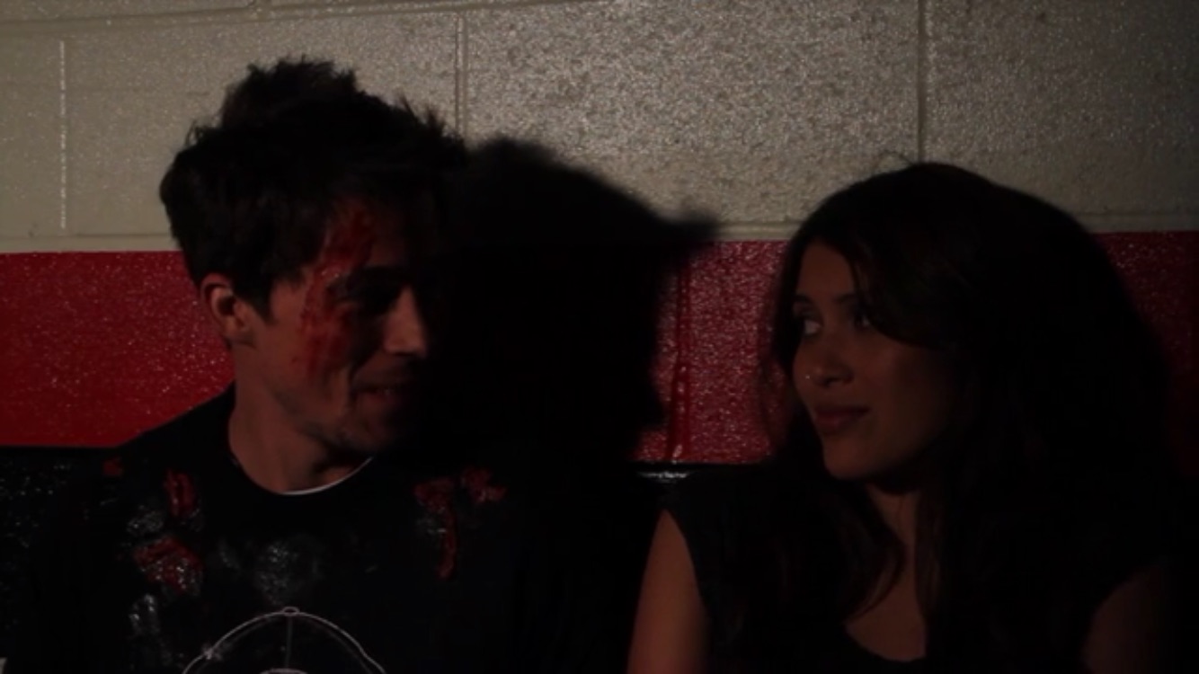 Krystle Mintonye and Shawn Roe in 'The Dead Mile'