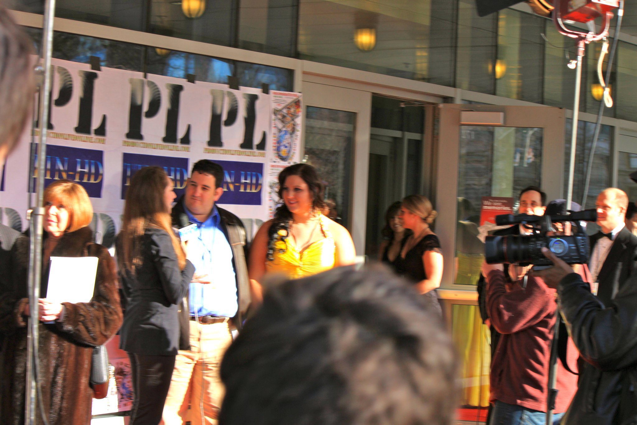 Cassie Webber on Red Carpet at the Boston International Film Festival 2011