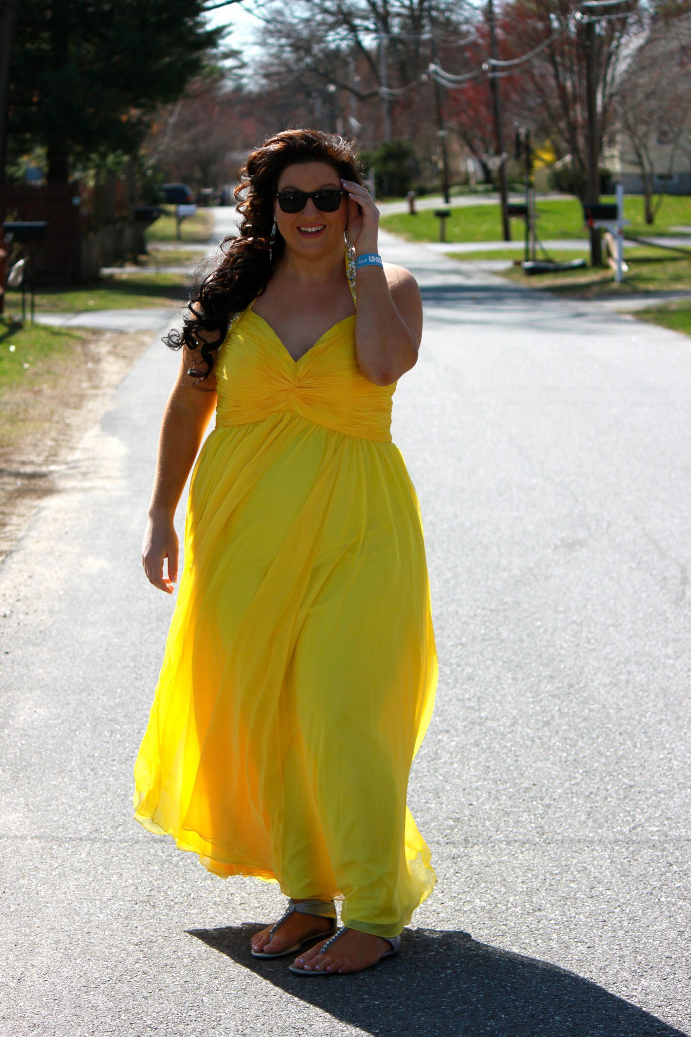 Cassie Webber-On way to Red Carpet in Boston, MA