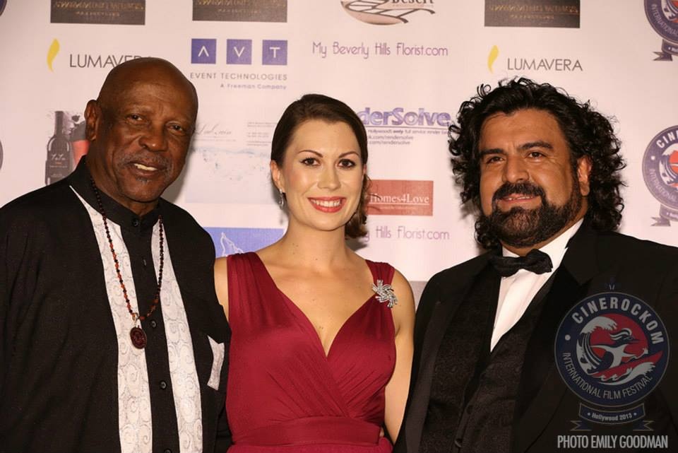 Louis Gossett Jr., Andrea Summers and Gabriel Schmidt