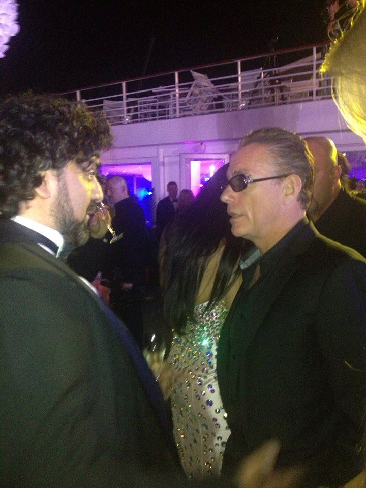 Jean-Claude Van Damme and Gabriel Schmidt at the De Grisogono Party, during Festival de Cannes.