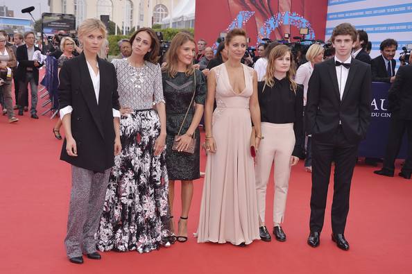 Lola Bessis with Clémence Poesy, Anne Berest, Audrey Dana, Christine and the Queens and Freddie Highmore at the Deauville American Film Festival