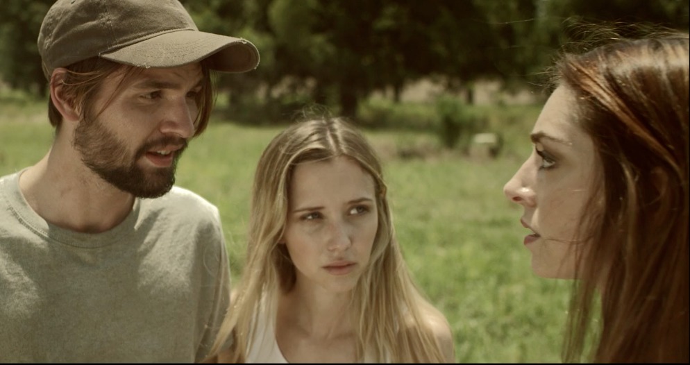 Lindsay Musil, Vincent Cyr and Melissa Saint-Amand in The Parallax Theory.