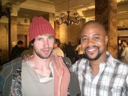 Gary Cairns and Cuba Gooding Jr. on set in Bulgaria. Hero Wanted