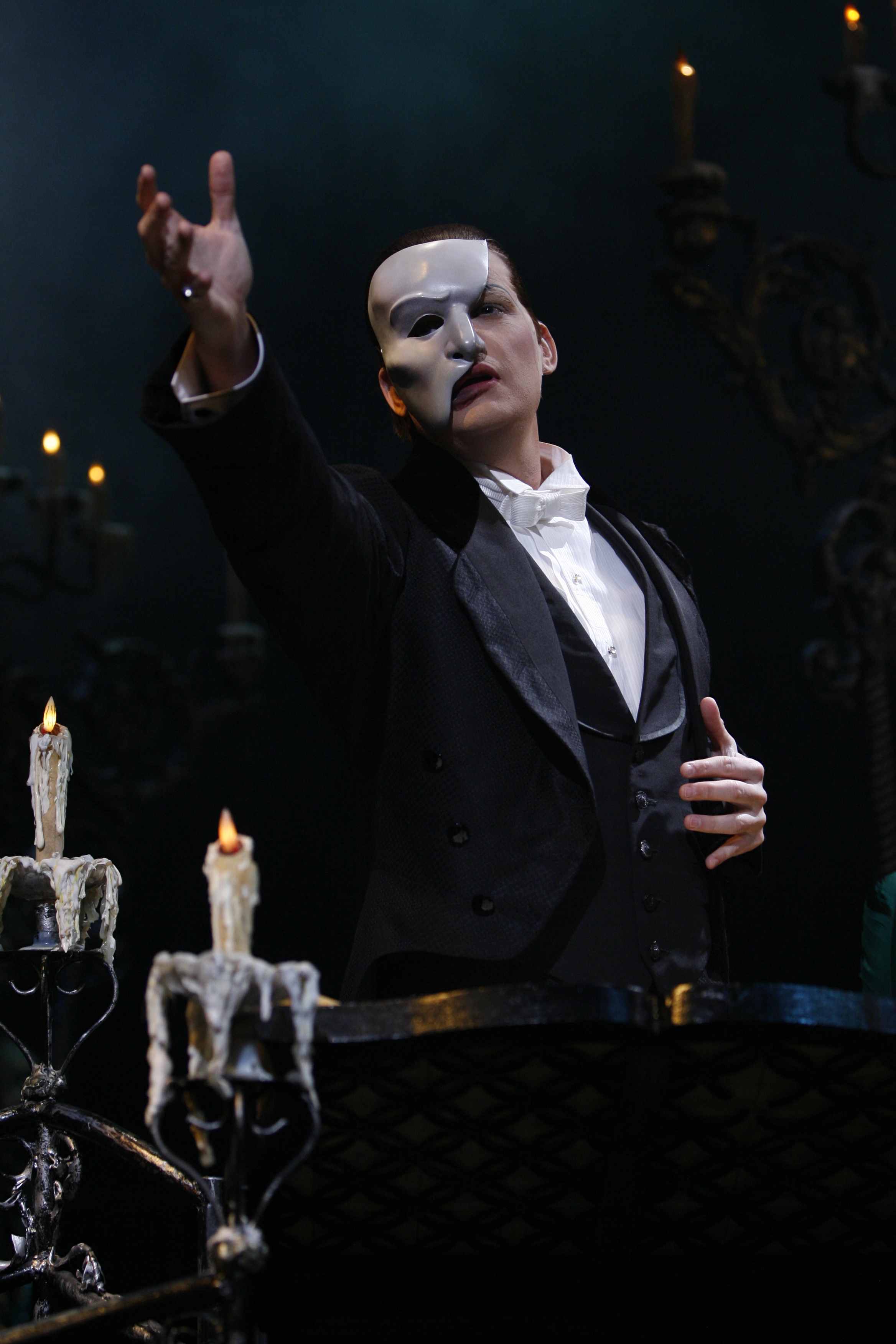 Tim Martin Gleason as THE PHANTOM in the National Tour of Andrew Lloyd Webber's The Phantom of the Opera