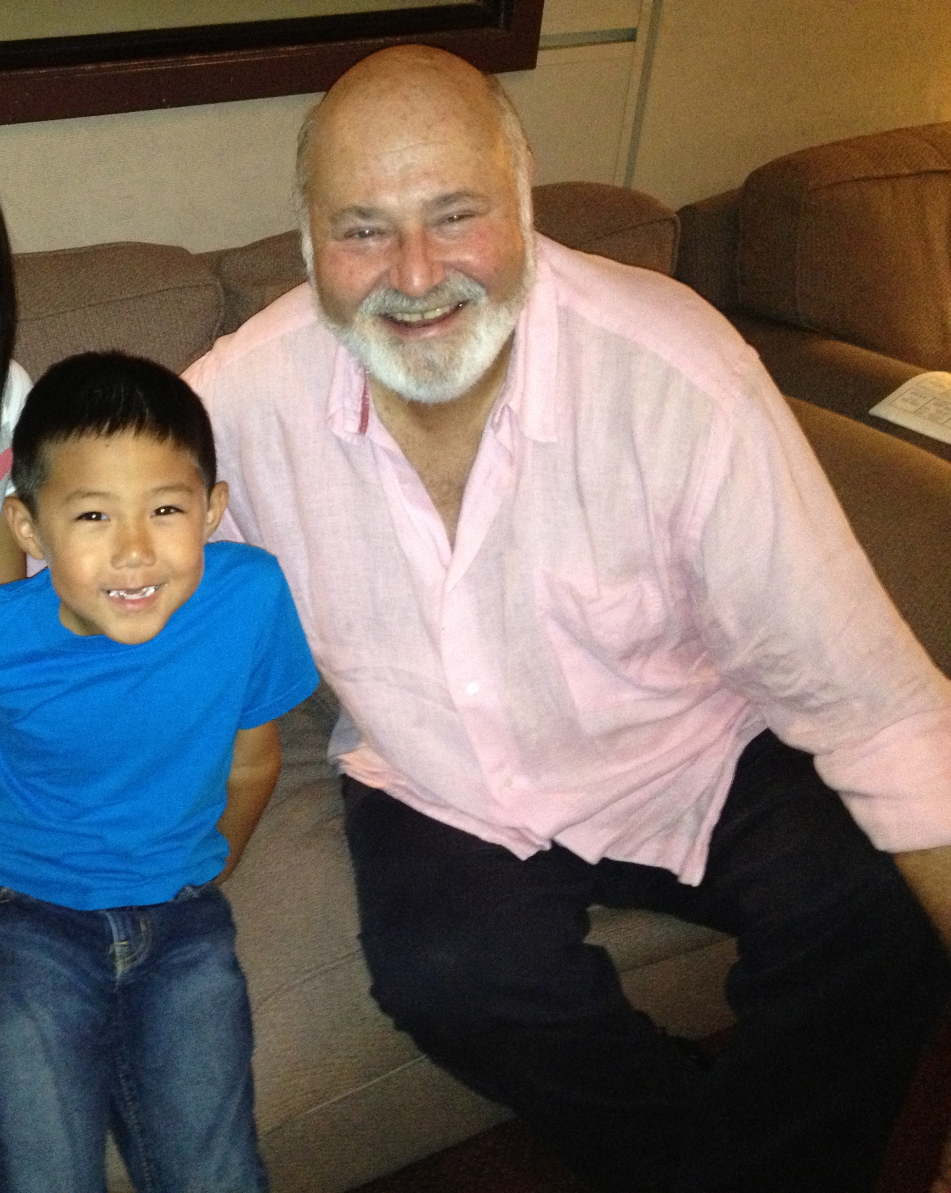 With Director Rob Reiner for work in film, 