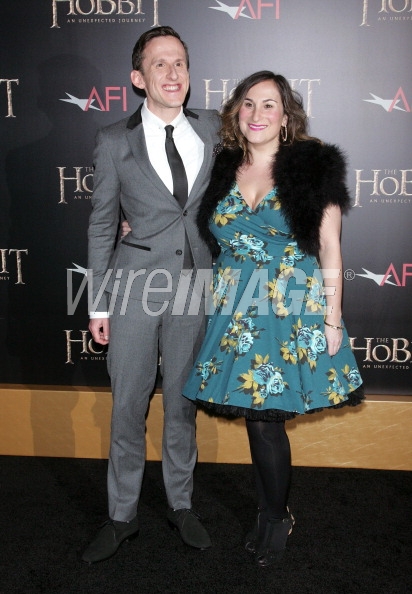 Emma Kaye and Adam Brown at The Hobbit: An Unexpected Journey, NYC Premiere