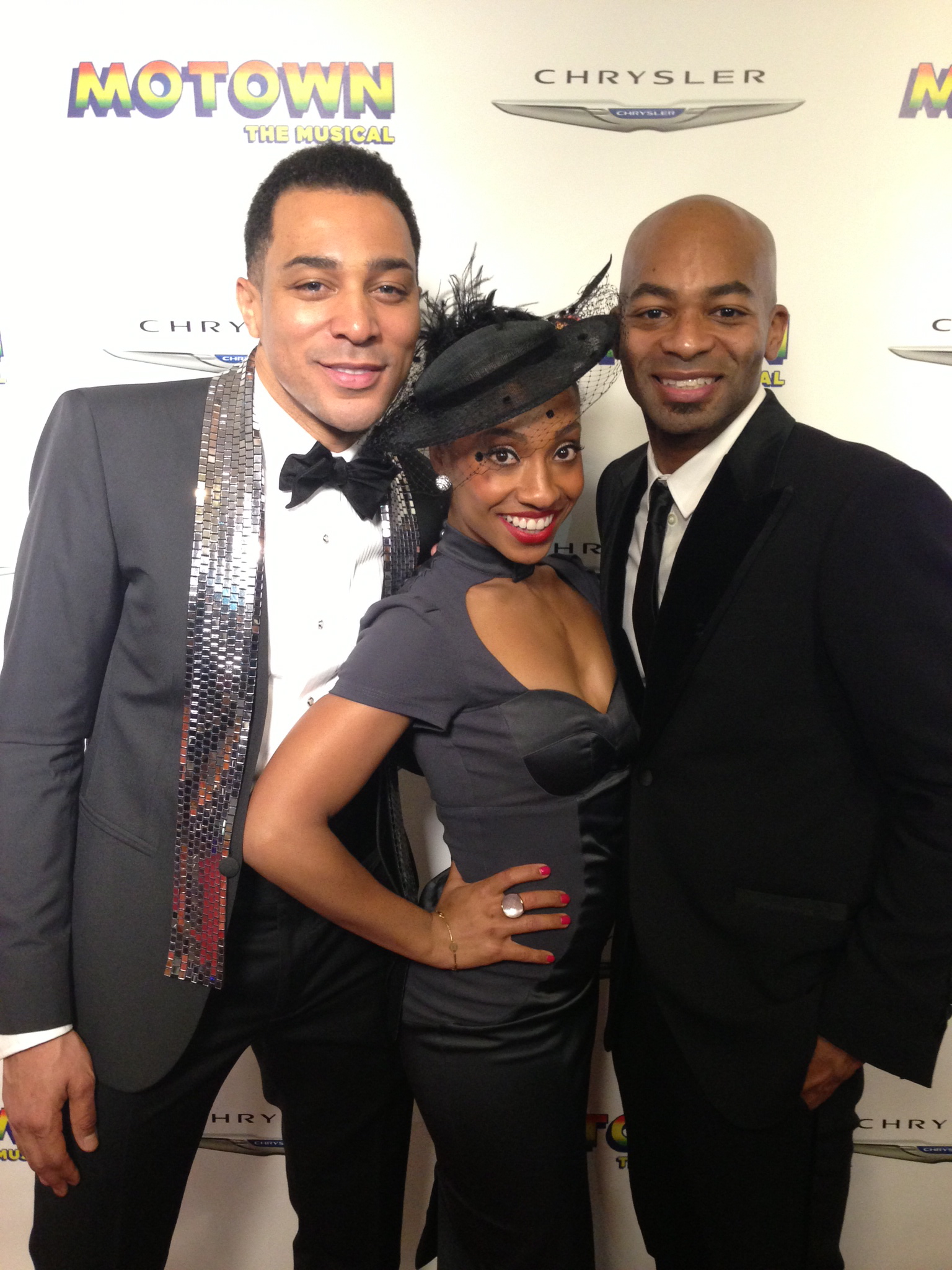 Motown the Musical Premiere Charl Brown, Brandon Victor Dixon, & Tiffany Daniels