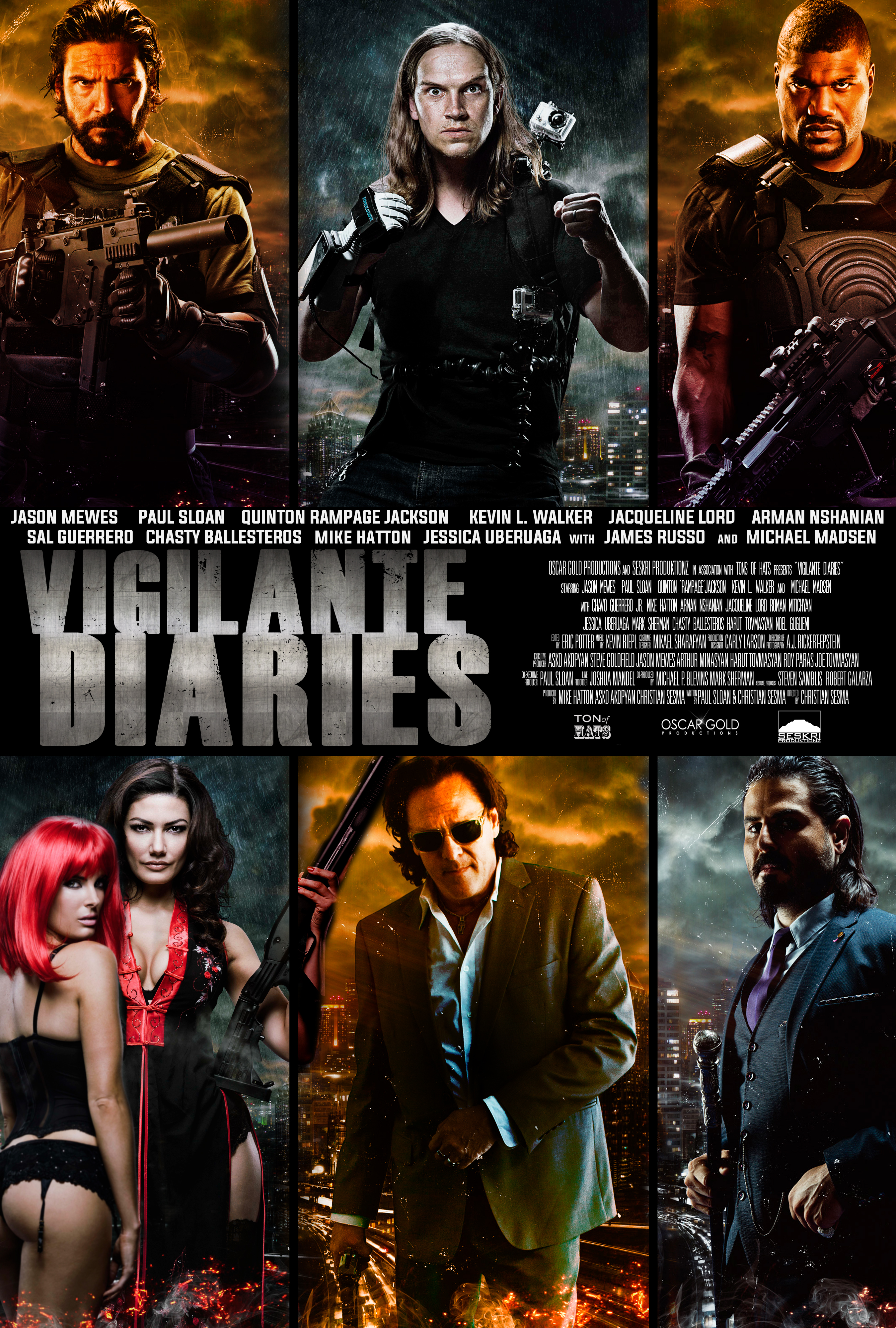 Kevin L. Walker stars in Vigilante Diaries (2015)