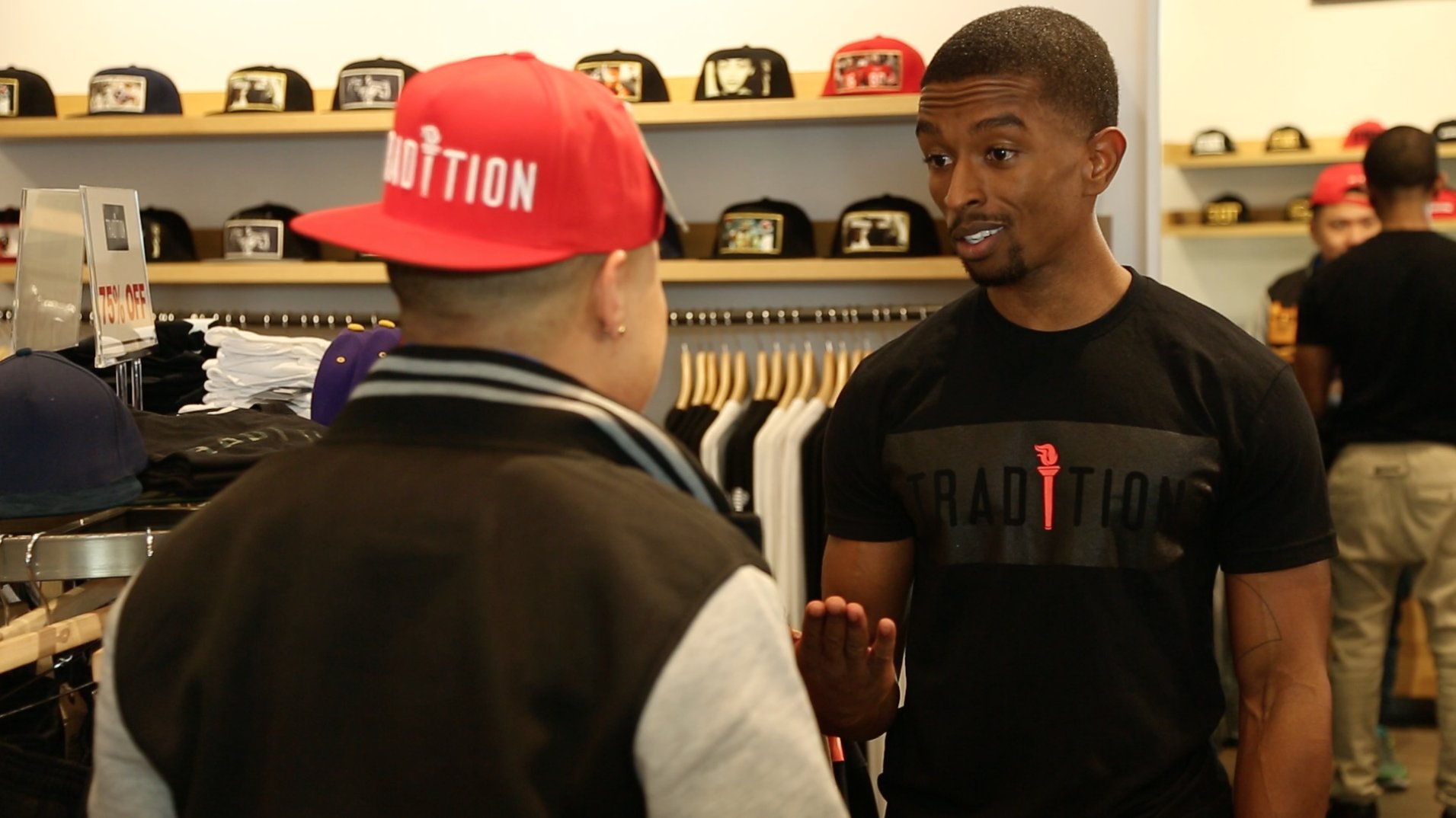 Kevin L. Walker and Timothy DelaGhetto in Retail (2014)