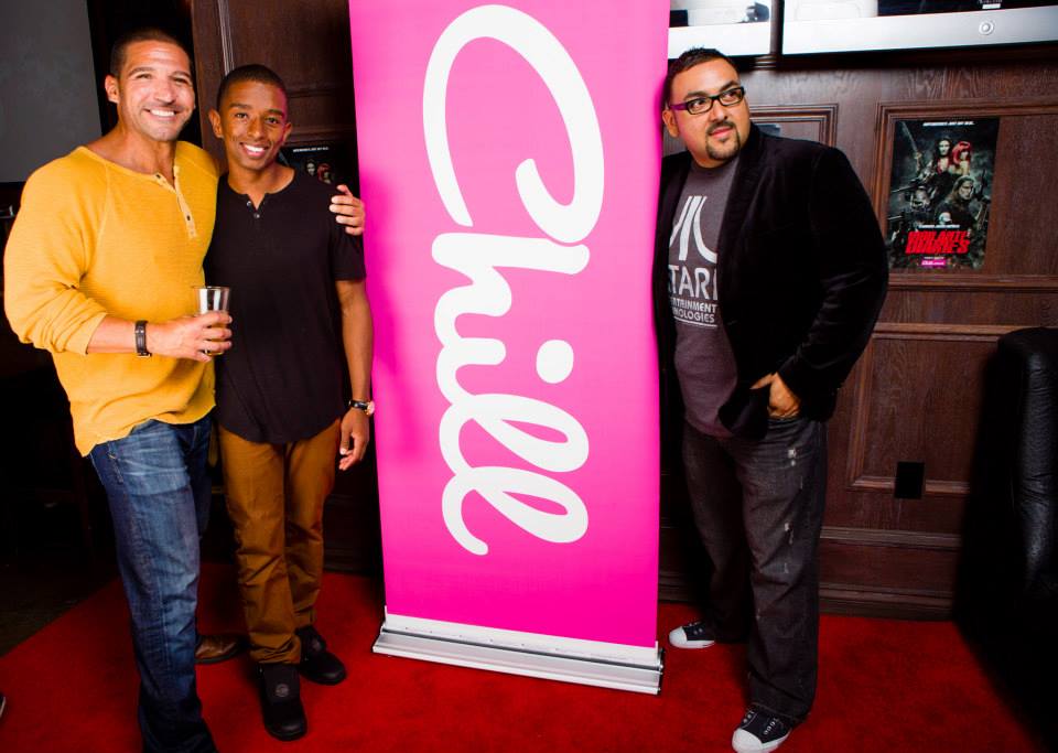 Kevin L. Walker, Paul Sloan, Christian Sesma at the Vigilante Diaries premiere (2013)