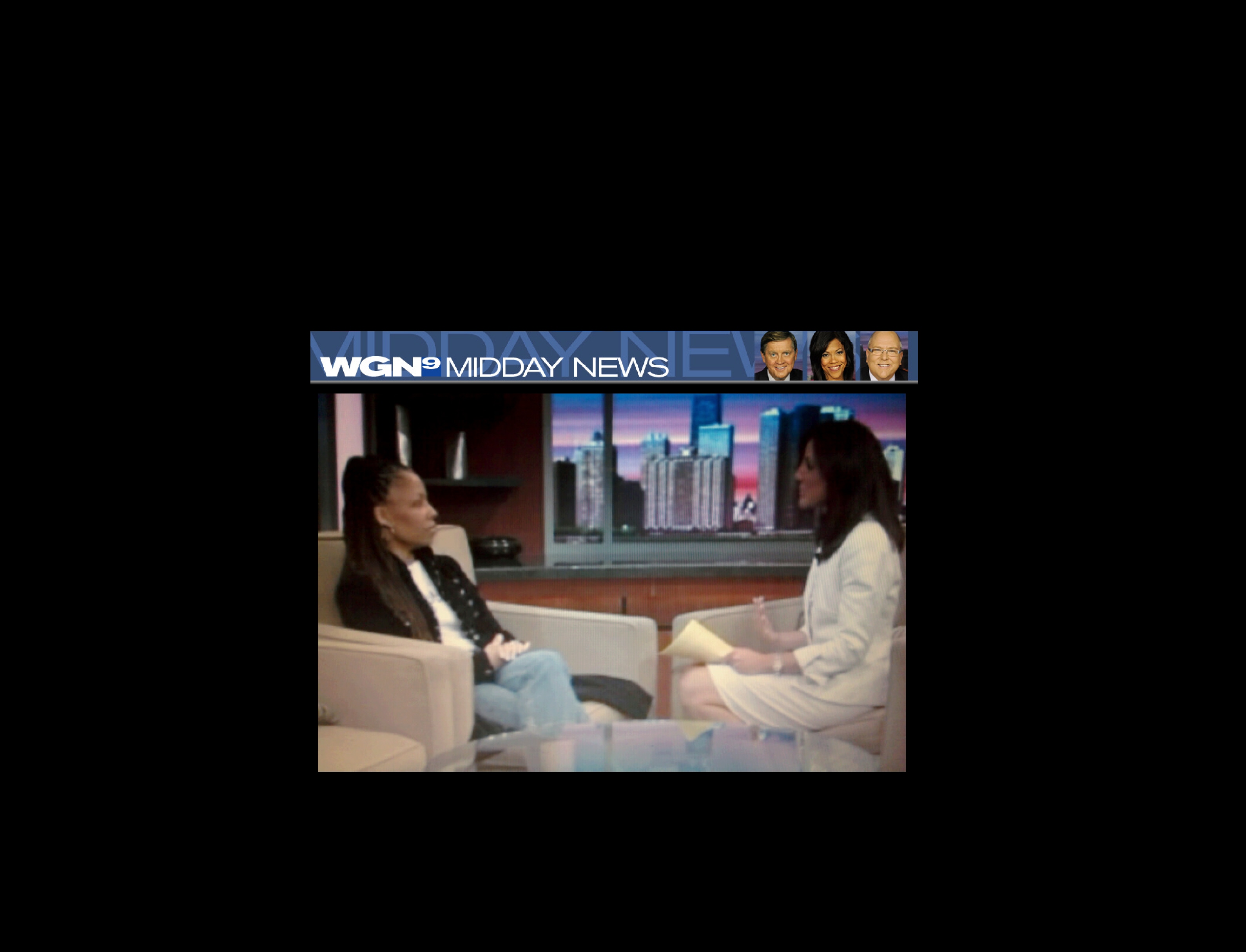 WGN9 Interview with Dena Tyson by Dina Bair