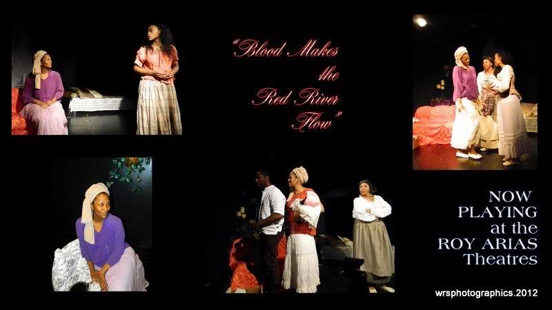 Shots of me and cast member in my historical drama 