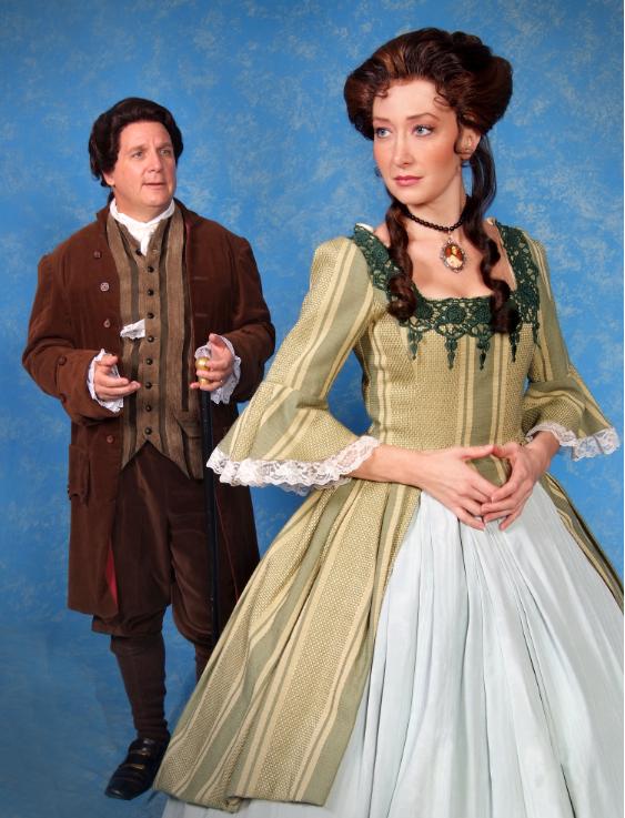 John Adams and Abigail Adams in the musical 1776