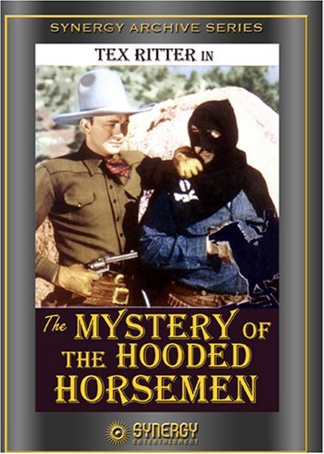 Charles King and Tex Ritter in The Mystery of the Hooded Horsemen (1937)