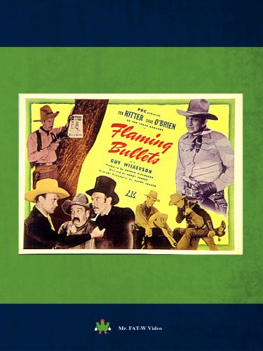 I. Stanford Jolley, Charles King, Kermit Maynard, Dave O'Brien, Tex Ritter and Guy Wilkerson in Flaming Bullets (1945)
