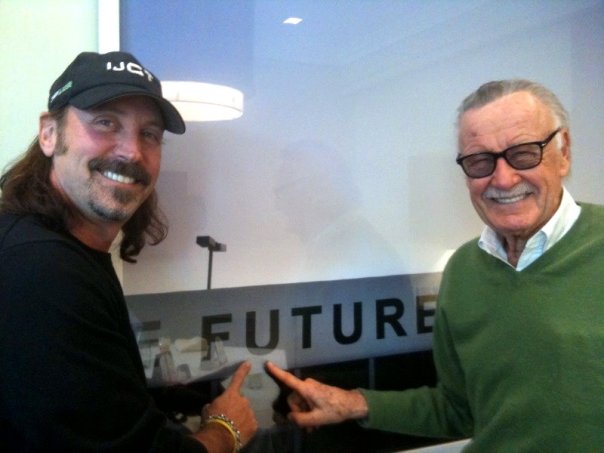 Scott Mednick and Stan Lee