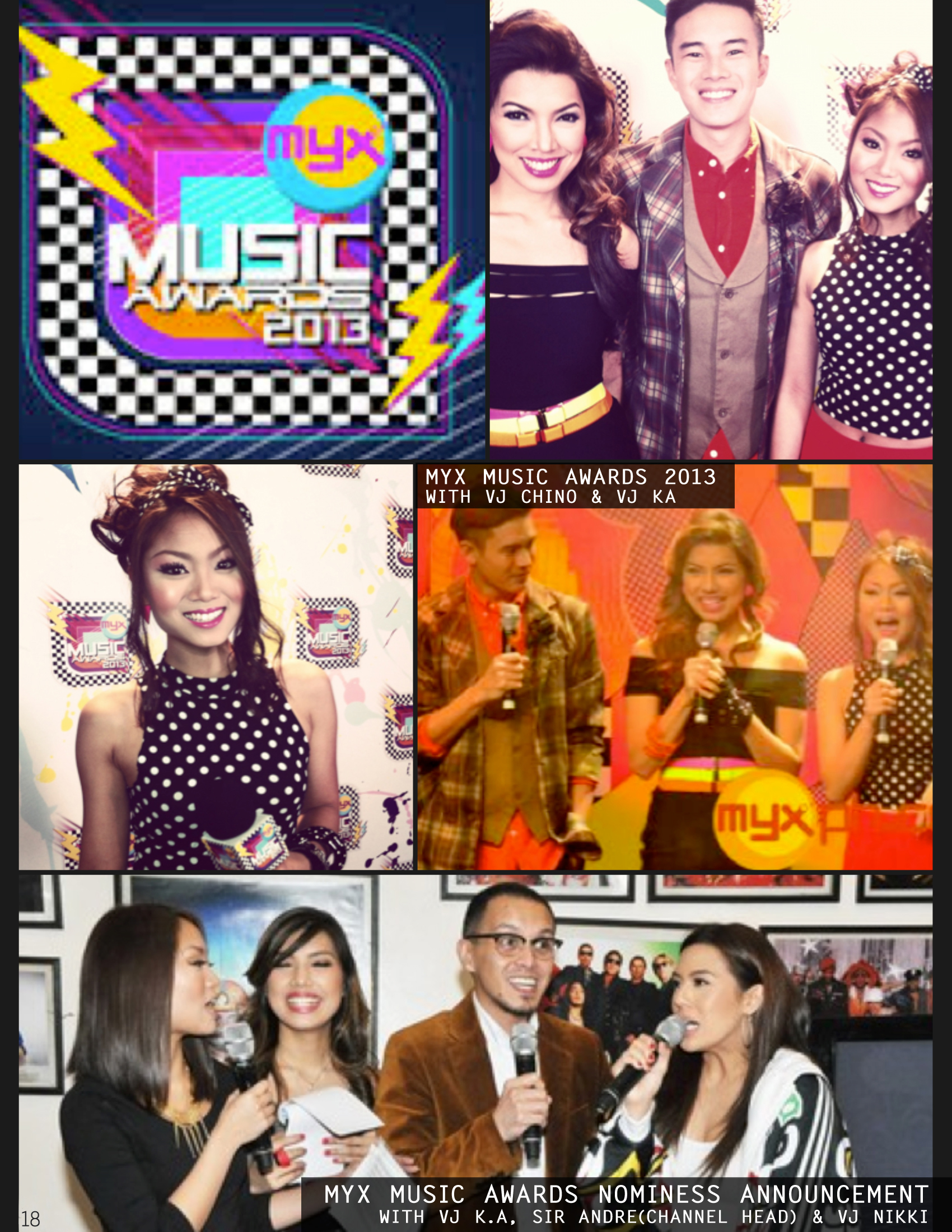 Hosting: MYX Music Awards 2013