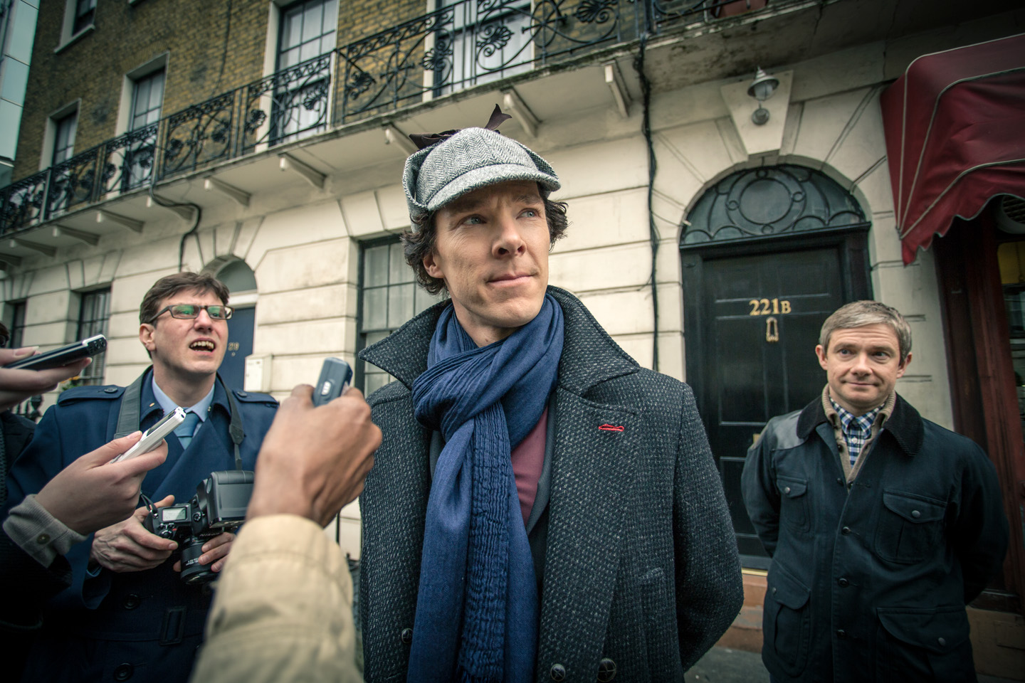 Benedict Cumberbatch and Martin Freeman, Sherlock 3