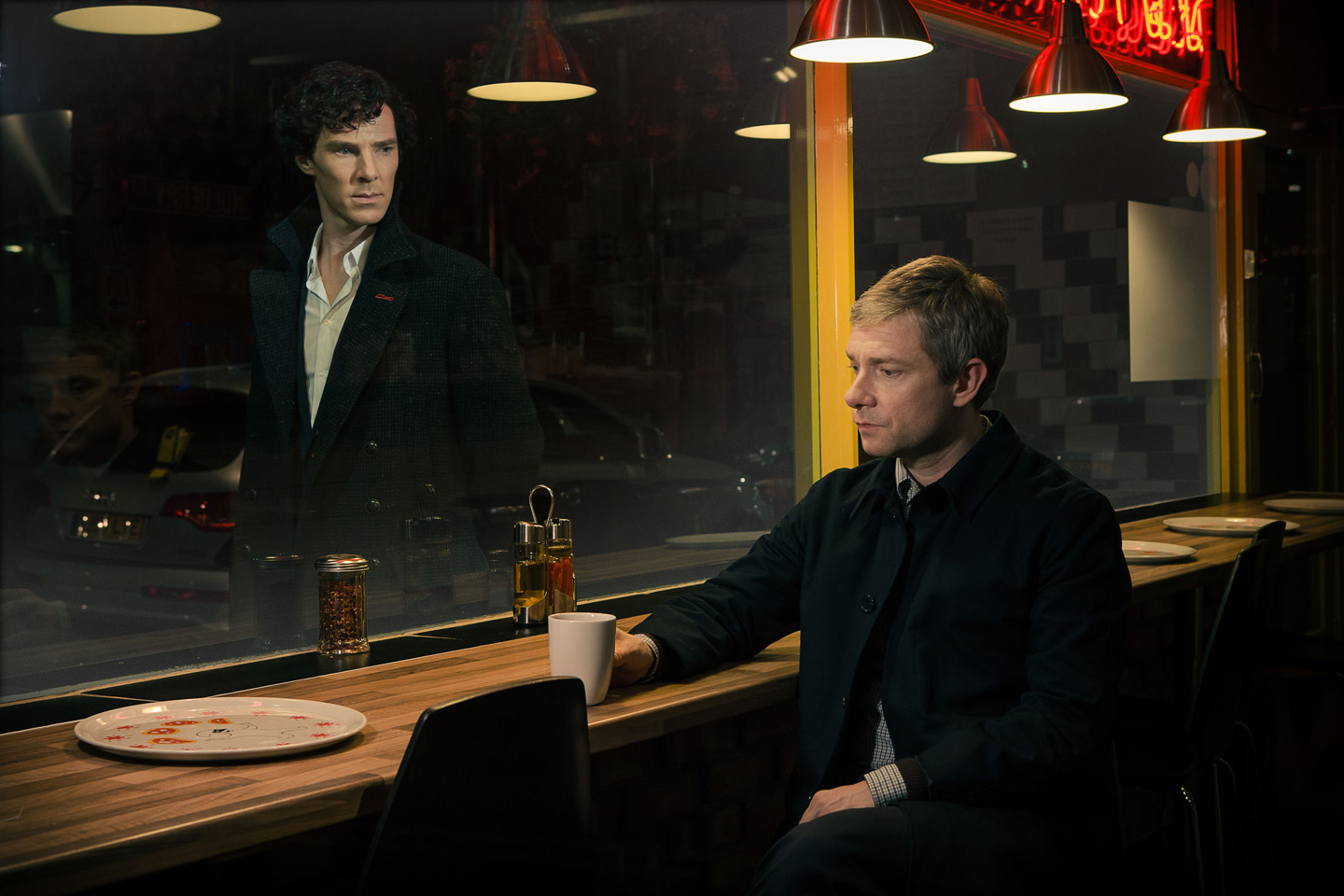 Benedict Cumberbatch and Martin Freeman, Sherlock 3