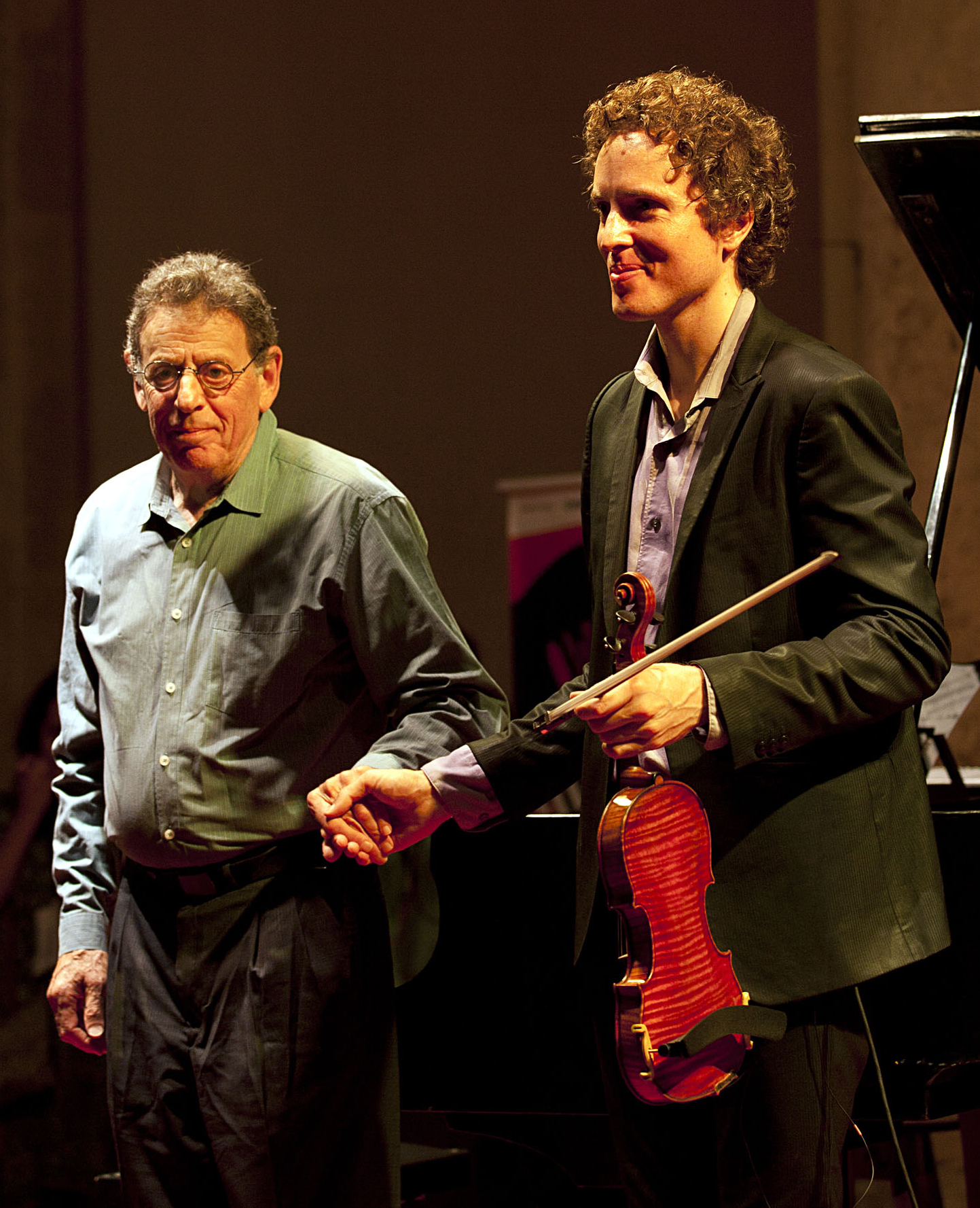 Performing with Philip Glass in Brazil