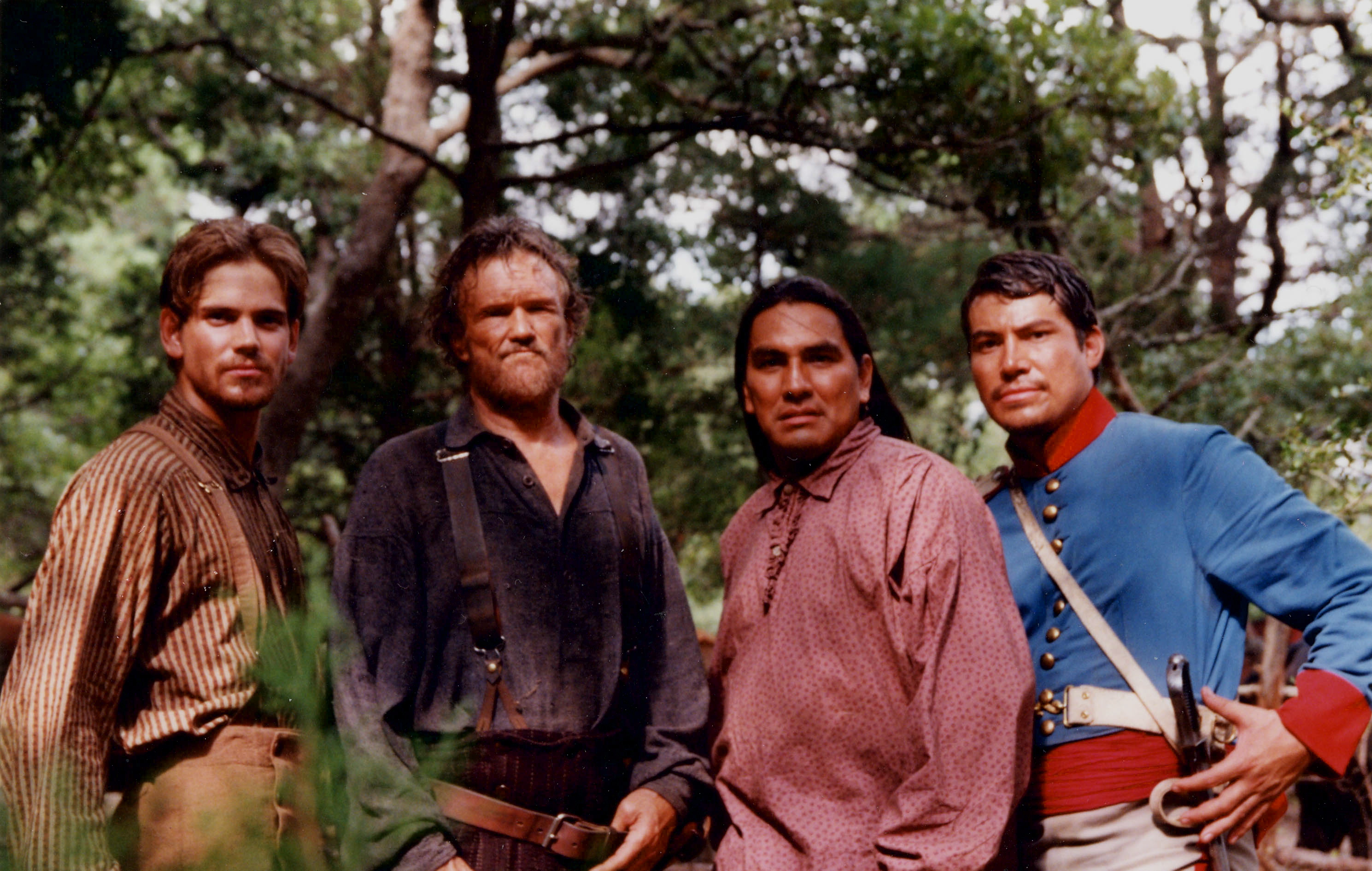 Two for Texas. Scott Bairstow, Kris Kristofferson, Rodney Grant and Julio César Cedillo.