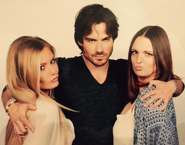 Photo taken with Ian Somberhalder at Rogue Events