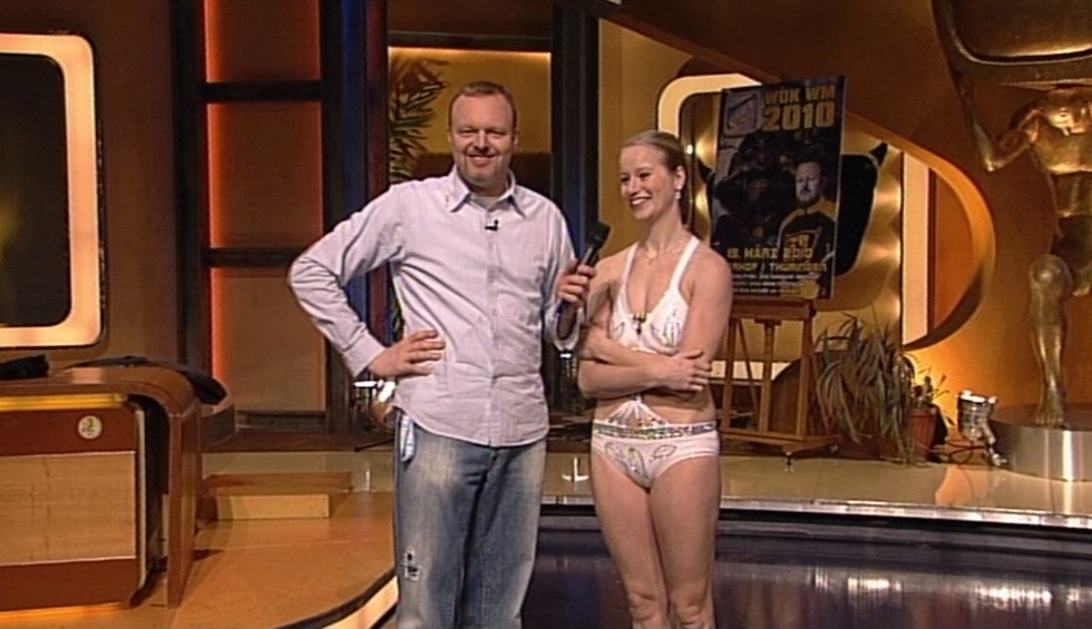 Jeannine Wilkerling at TV -Total Stefan Raab