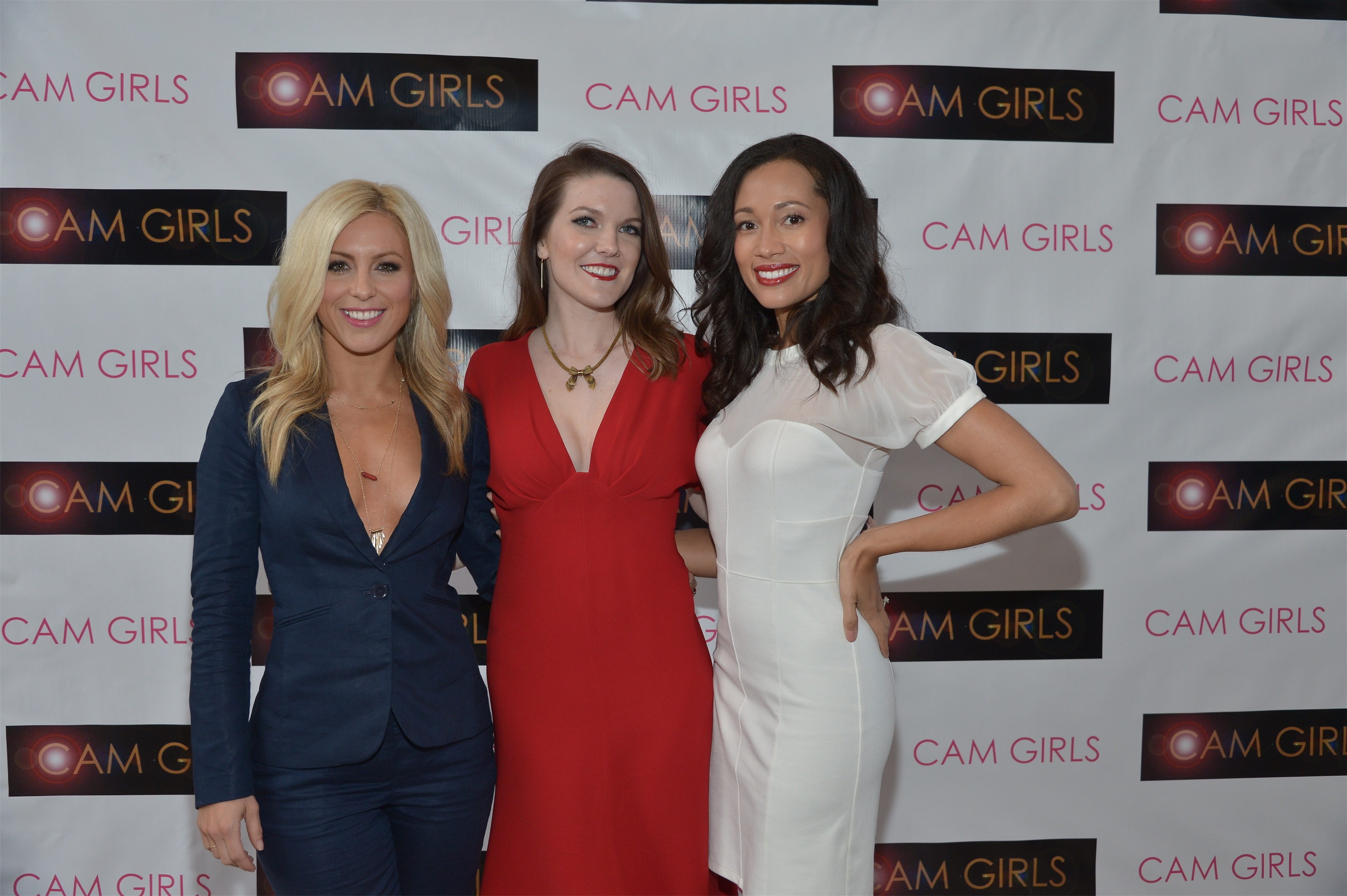 Kate Bond, Sarah Schreiber, Annie Ruby at premiere of Cam Girls