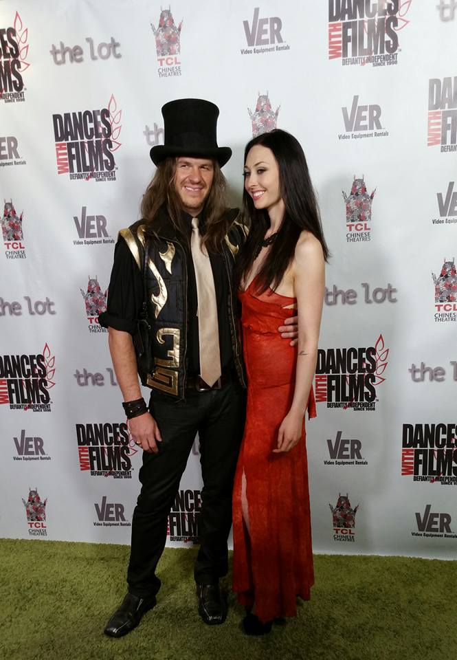 Kaley Victoria Rose and Thor Wixom at the Dances With Film Festival premier of Axiom.