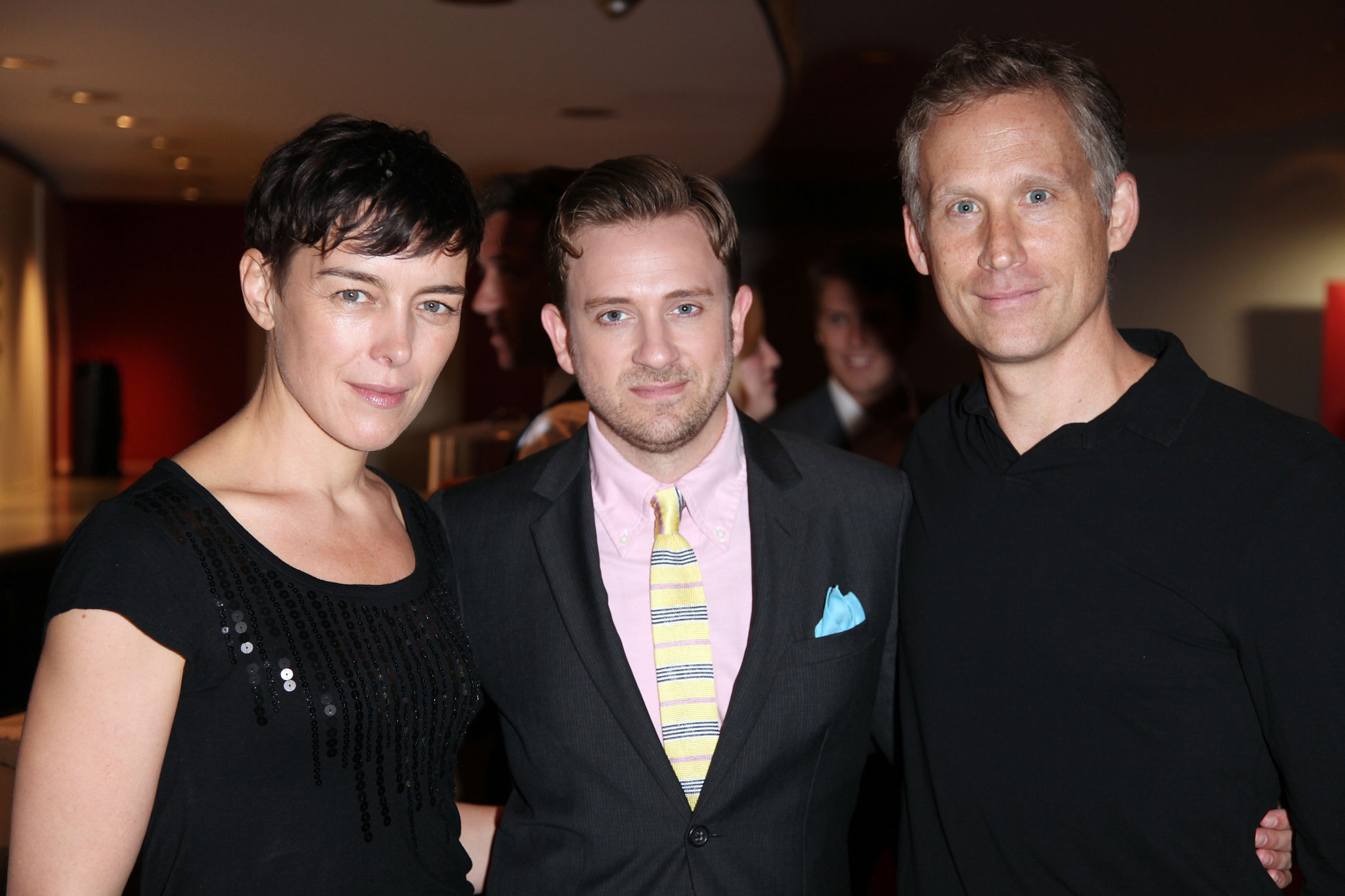 Reed Diamond, Tom Lenk and Olivia Williams at event of Much Ado About Nothing (2012)