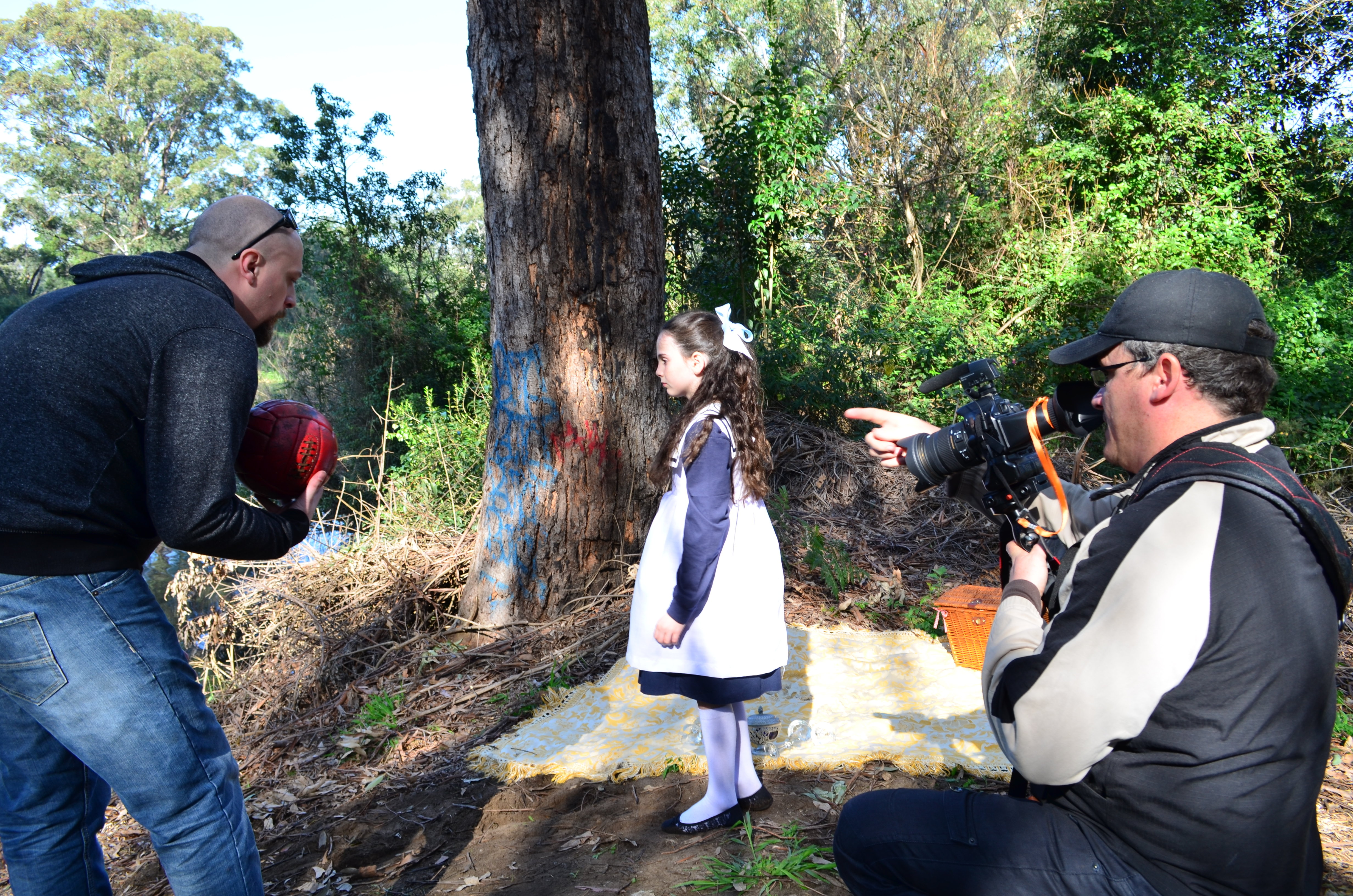 Ashley Hall directing Darcy Griffith