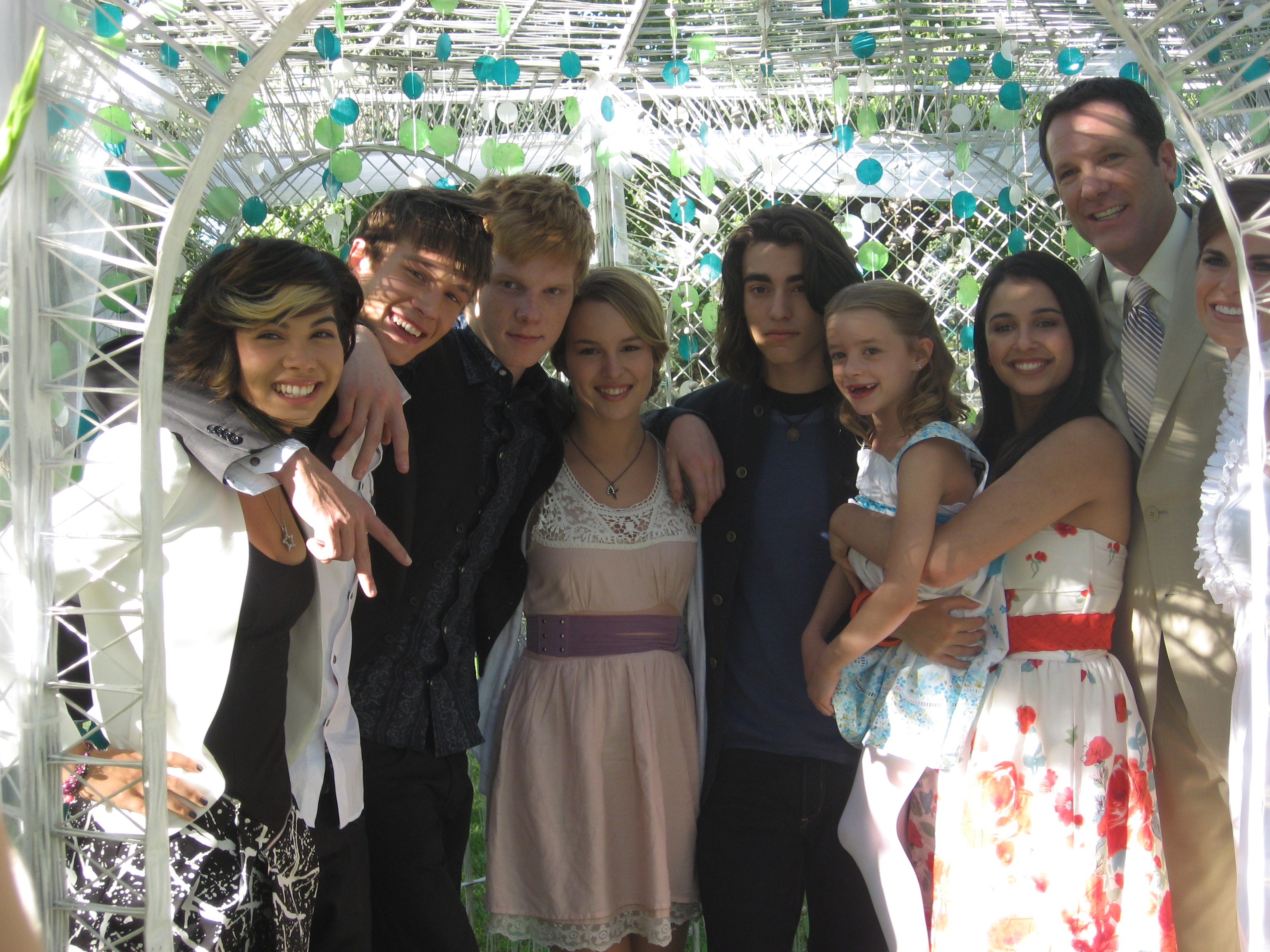 With the cast of Lemonade Mouth