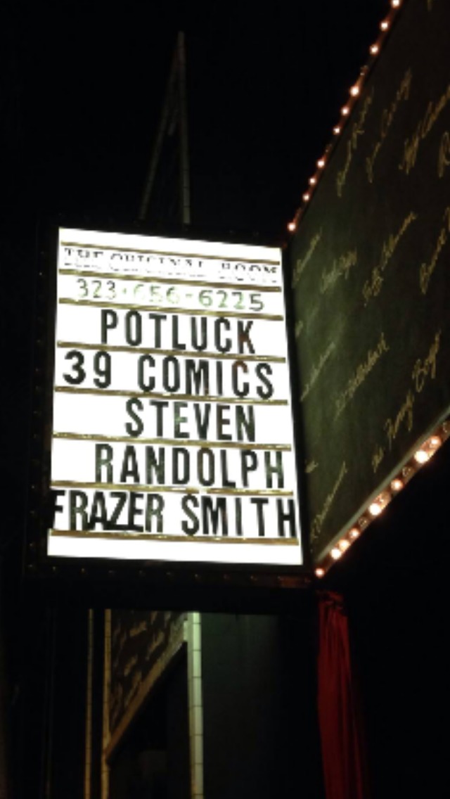 Hosting Potluck at The World Famous Comedy Store Hollywood