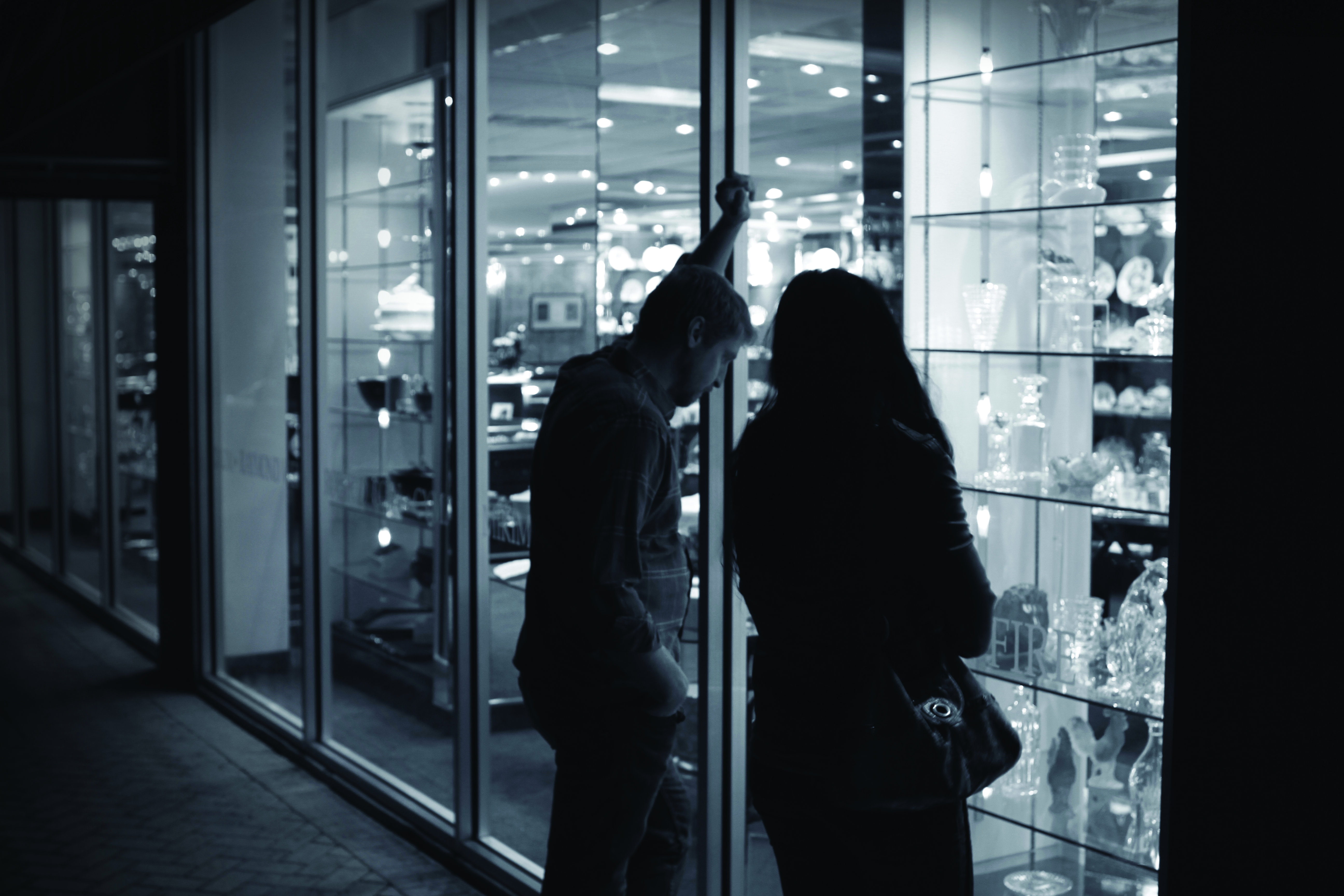 Jesse and Paige take a late night stroll.