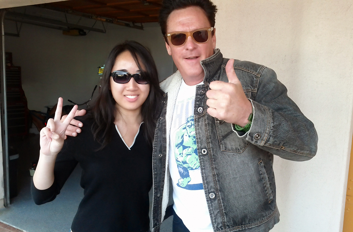 Sophia Pino and Michael Madsen in Malibu Beach: The Movie 2013