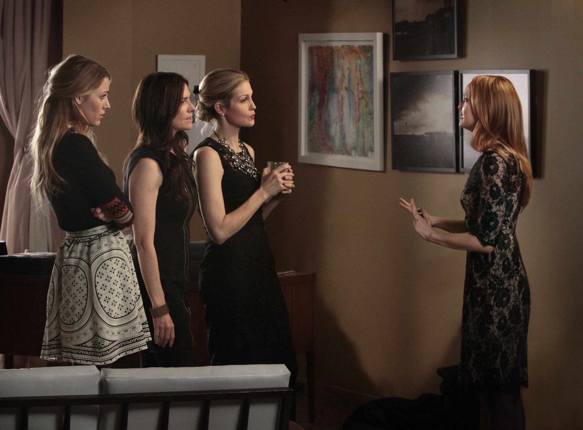 Still of Kelly Rutherford, Sheila Kelley, Blake Lively and Kaylee DeFer in Liezuvautoja (2007)