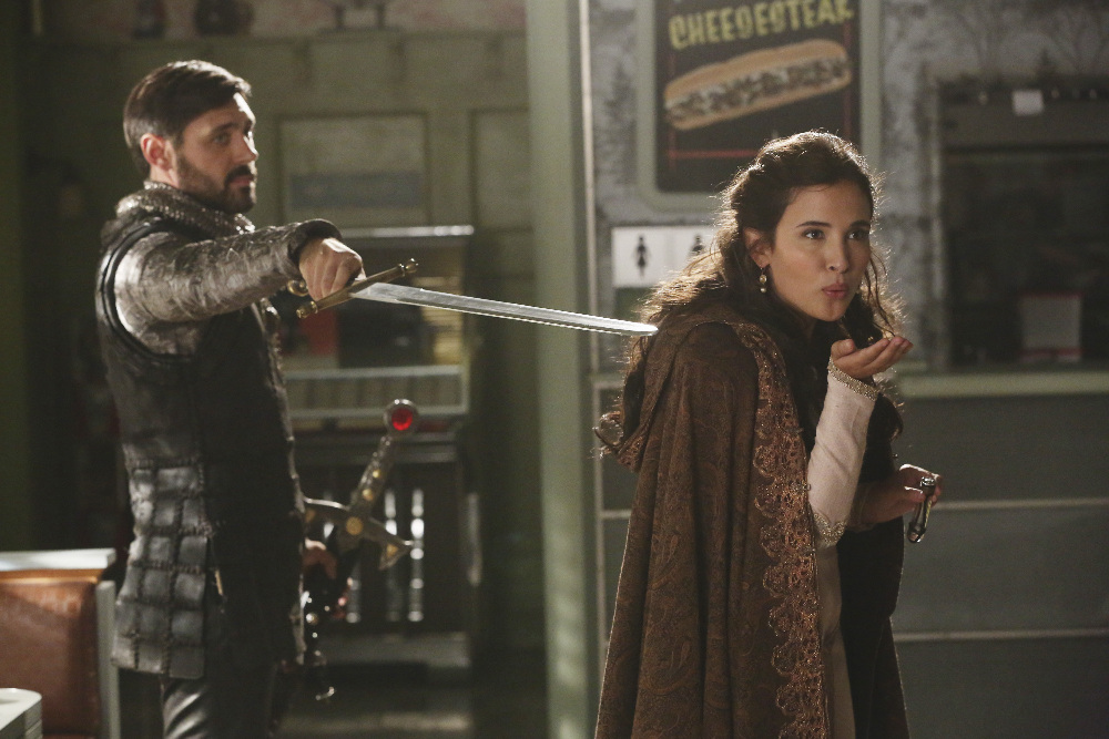 Still of Liam Garrigan and Joana Metrass in Once Upon a Time (2011)