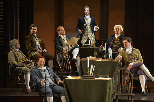 Jeff Parker (Center as John Dickinson) 1776 directed by Frank Galati, A.C.T. San Francisco. September/October 2013