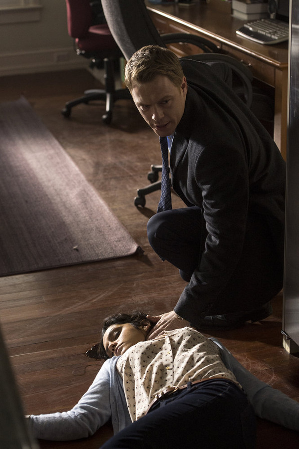 Still of Diego Klattenhoff and Sepideh Moafi in The Blacklist (2013)