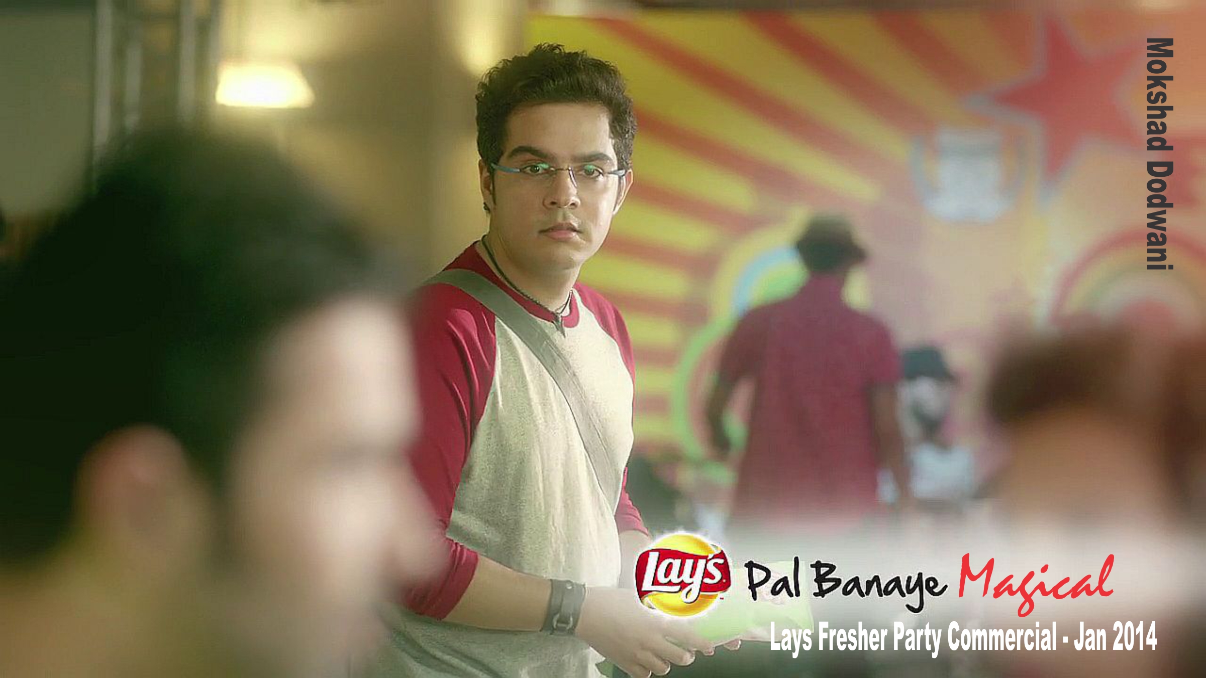 Mokshad Dodwani in Lays Fresher Party Commercial with Ranbir Kapoor