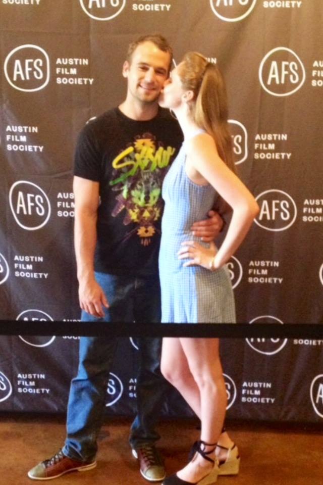 Wade Mitchell and Ali Orr at the premier of 