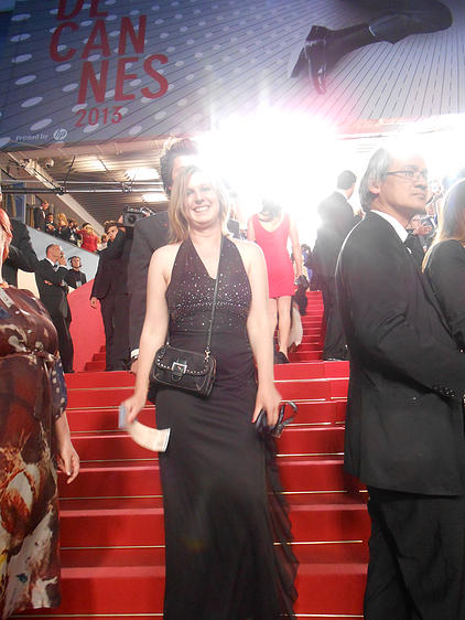 Red carpet at the Cannes Film Festival.