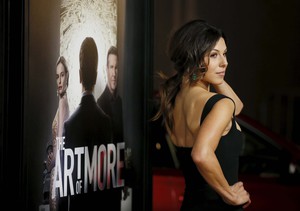 Cristina Rosato arrives at The Art of More Los Angeles Premiere- October 29