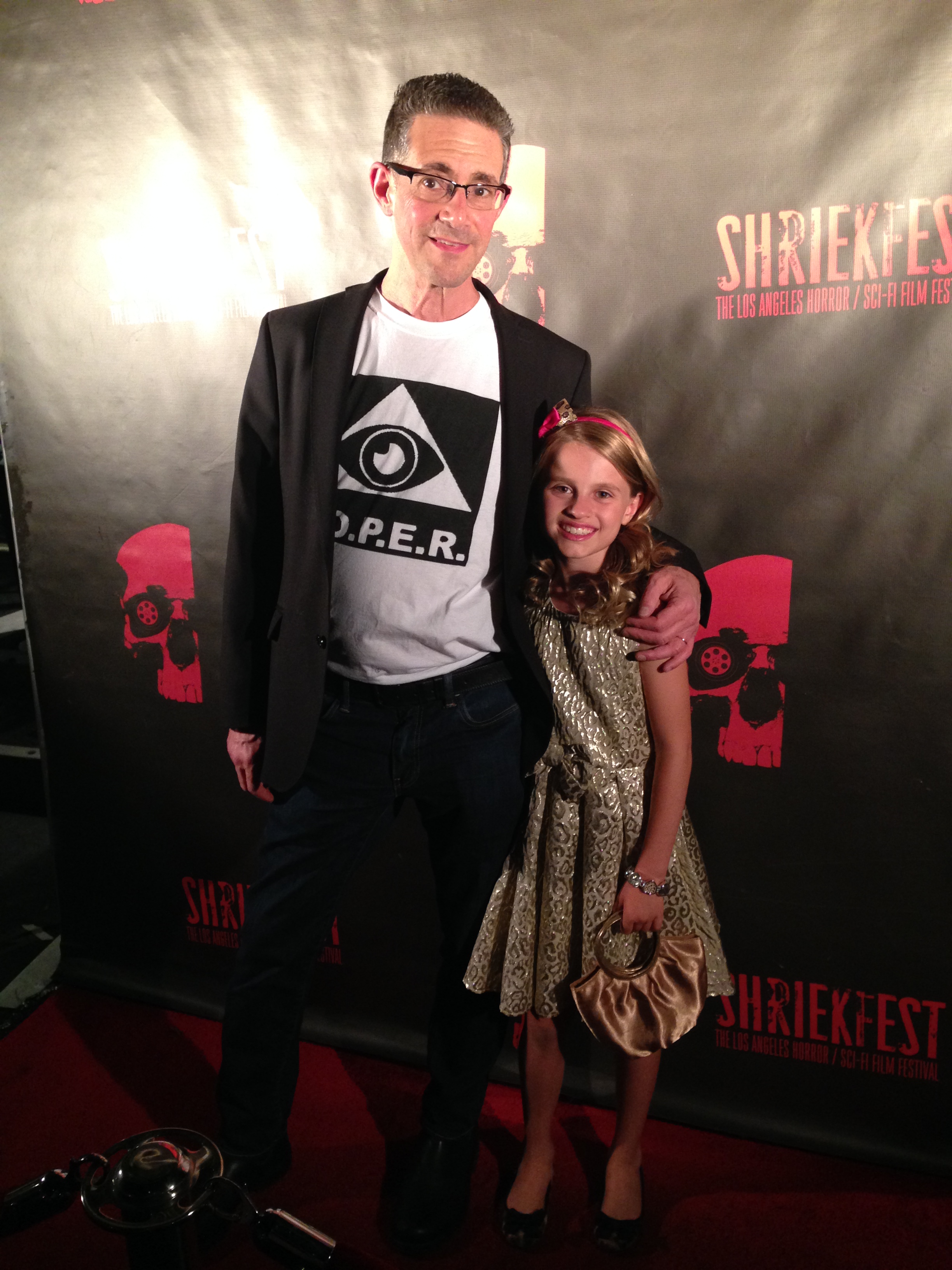 with Director Mark Netter at world premiere screening of Nightmare Code
