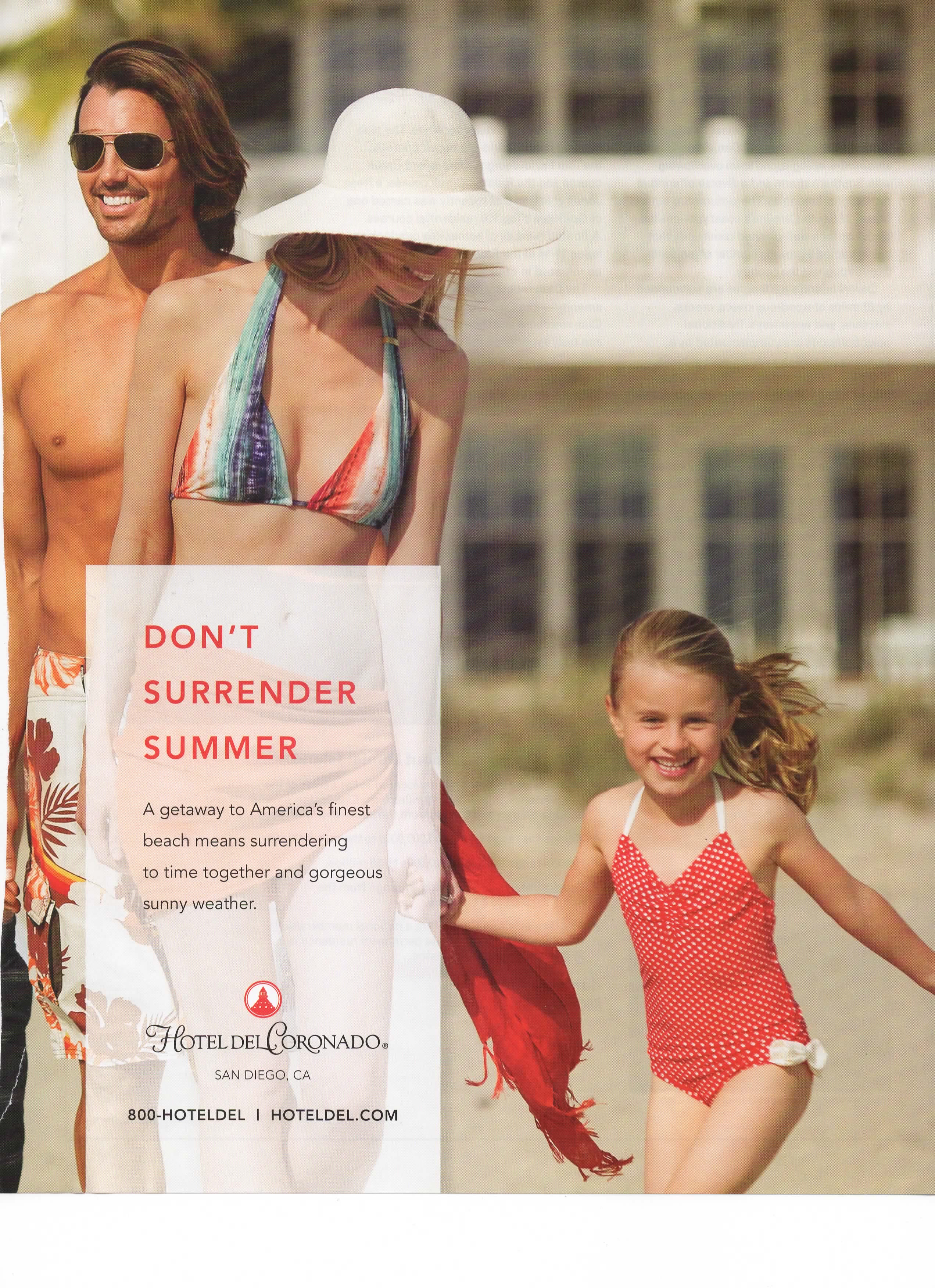 Hotel Del Coronado Print ad